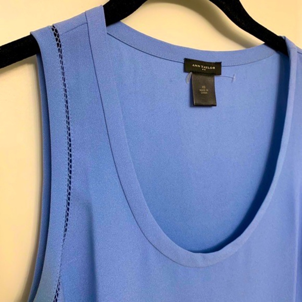 Ann Taylor Sleeveless Shell Popover